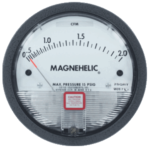 DWYER Magnehelic 2000 diferenciālā spiediena mērītājs