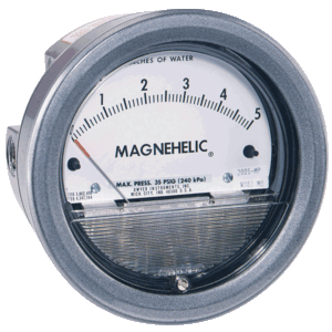 DWYER Magnehelic 2000 diferenciālā spiediena mērītājs