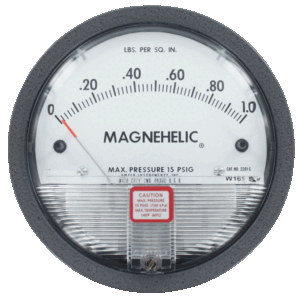 DWYER Magnehelic 2000 diferenciālā spiediena mērītājs