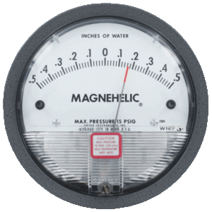 DWYER Magnehelic 2000 diferenciālā spiediena mērītājs