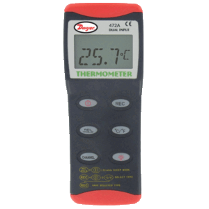 DWYER 472A-1 dual input thermocouple thermometer