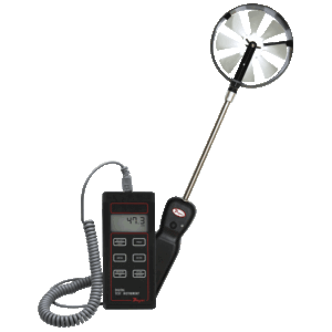 DWYER 473B 100 mm lāpstiņu termoanemometra testēšanas instruments