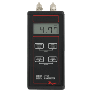 DWYER 477AV handheld digital manometer