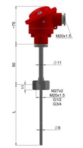 LIMATHERM TTKGWN-4 Termoelementi