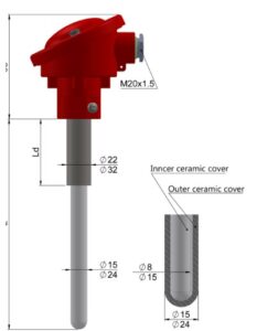 LIMATHERM TTSCC-22 termopāri