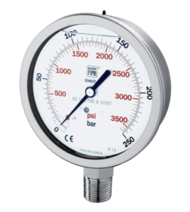 NUOVA FIMA MGS44 DN100 Bourdon tube pressure gauge