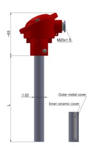 LIMATHERM TTRCU-22 Thermocouple