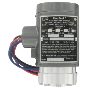 DWYER H2 dual-action explosion-proof pressure switch