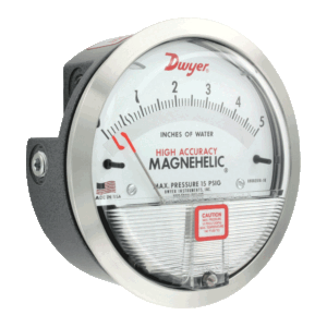 DWYER Magnehelic 2000 diferenciālā spiediena mērītājs