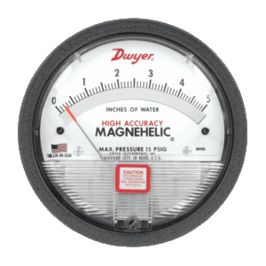 DWYER Magnehelic 2000 diferenciālā spiediena mērītājs