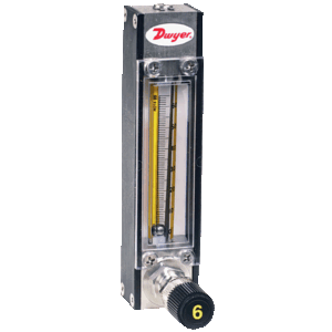 DWYER VA variable area glass flowmeter