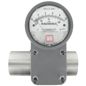 DWYER Magnehelic VFLO venturi flowmeter with gage