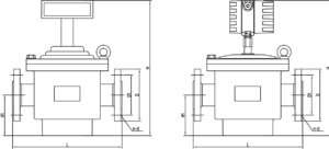 DDTOP LBTC Positive Displacement Rotary Vane Flow Meter