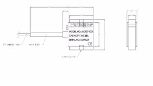 OMEGA LC107 High Accuracy, Miniature, S-Beam Load Cells