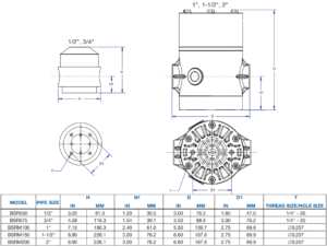 PLAST-O-MATIC BSR/BSRM Compact Globe Style Shut Off Valves