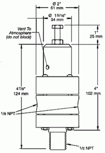 PLAST-O-MATIC PRS stabilizators spiediena regulatoriem ar gaisa padevi