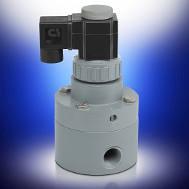 PLAST-O-MATIC PS High Flow Pilot Operated Valves with PTFE Bellows