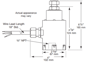 PLAST-O-MATIC SWT Pressure Switches