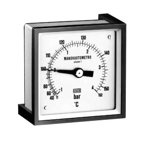 TE.MA. MB400 Profile bourdon type pressure gauge