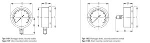 TE.MA. MC1100 Low-Pressure gauge capsule type