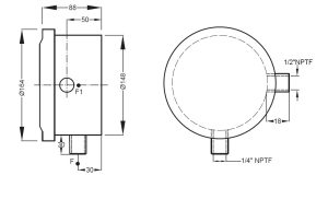 TE.MA. PBS8 Bourdon tube type weatherproof pressure switches