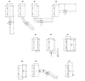 TE.MA. TM800 Manometric thermometer filled with inert gas