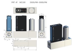 YIDU MC gāzes masas plūsmas regulators