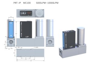 YIDU MC gāzes masas plūsmas regulators