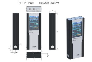 YIDU P portatīvais gāzes masas plūsmas mērītājs