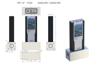 YIDU P portatīvais gāzes masas plūsmas mērītājs