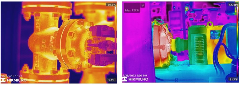 Using thermal imaging for industrial equipment maintenance
