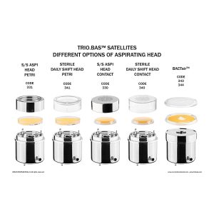 TRIO.BAS MULTIFLEX 1+2 Stationary Microbial Active Air Sampler