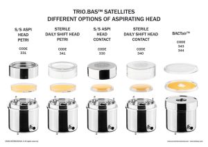 TRIO.BAS ISOLATOR RABS Stationary Microbial Active Air Sampler